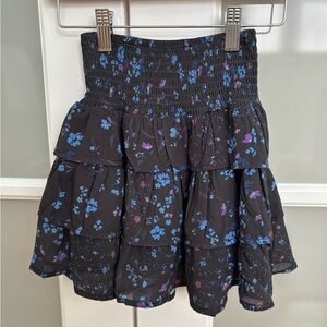 AQUA girls floral, print, ruffled skirt, new, but no tags, size 7/8